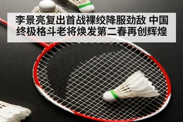 李景亮复出首战裸绞降服劲敌 中国终极格斗老将焕发第二春再创辉煌